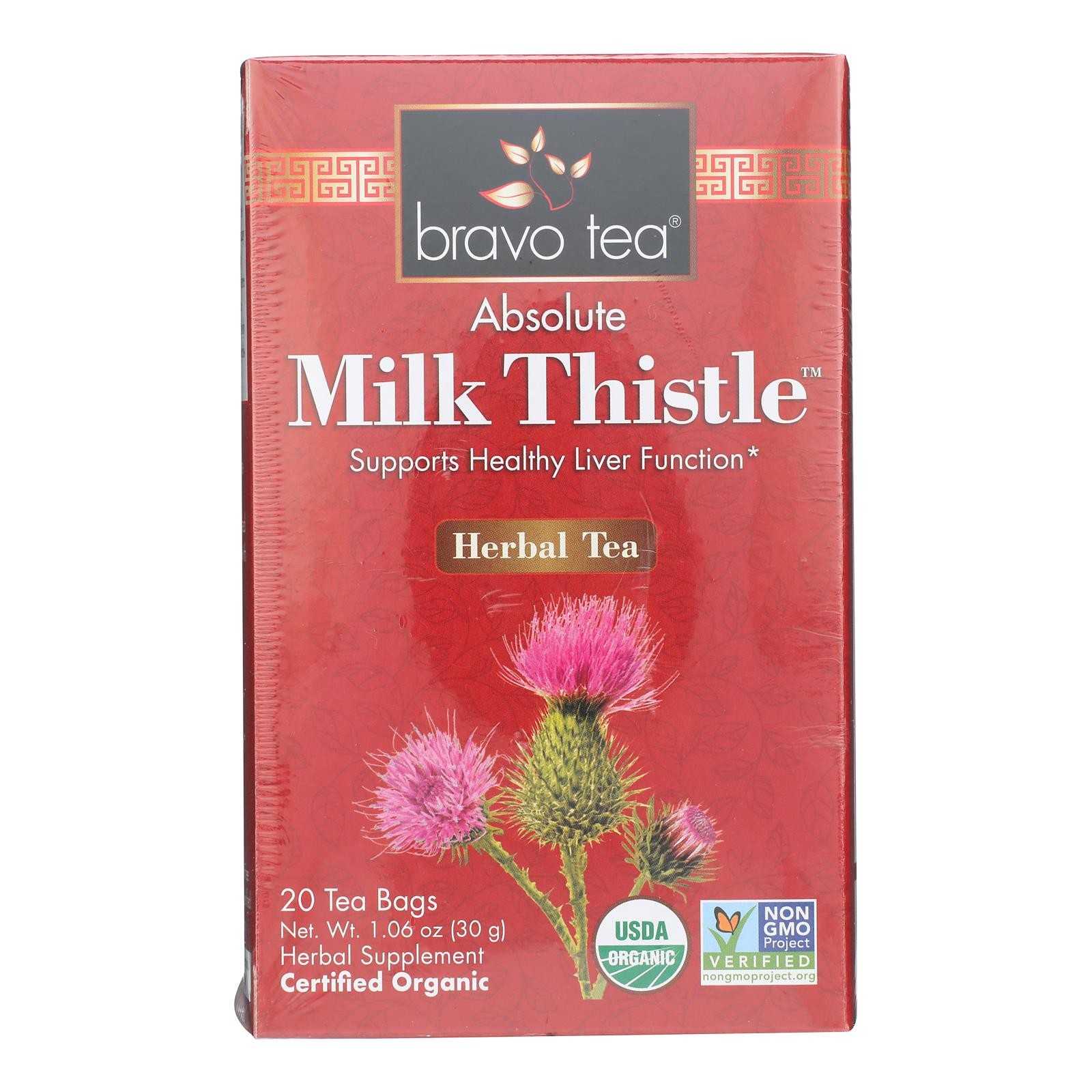 Bravo Teas&herbs – Tea Milk Thistle – 1 Each-20 BAG