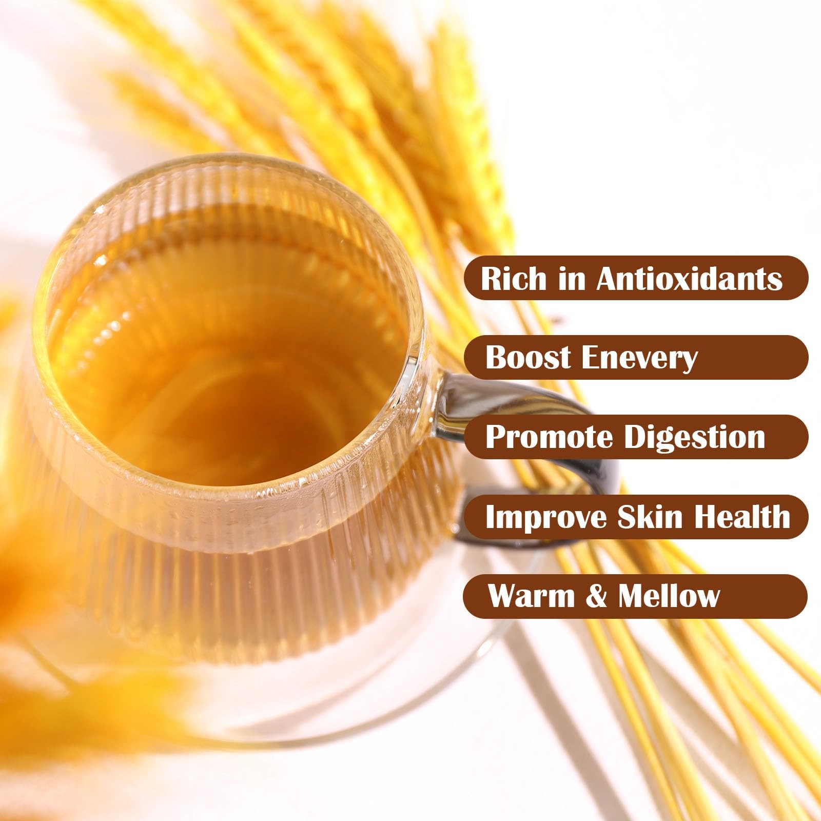 “Barley Tea 4g x 50 Count – Natural, Caffeine-Free, Non-GMO for Digestion”
