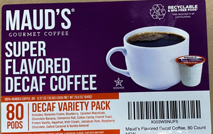 Maud’s Super Flavored Decaf Coffee Pods Variety Pack, 160 ct 16 Assorted Flavors