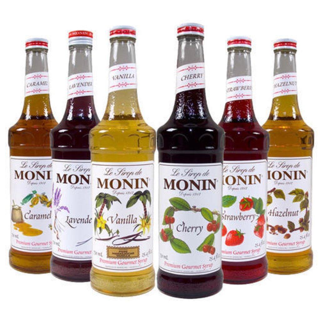 Monin Premium Flavored Syrups – 750ml Glass Bottles for Coffee, Soda and more!!!