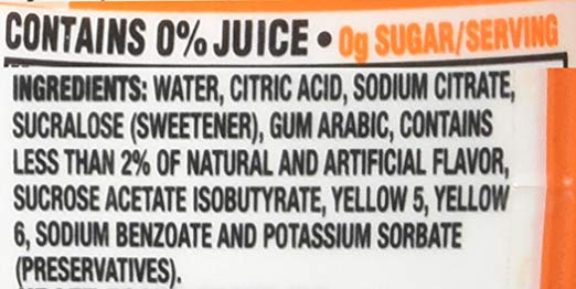 Tang Liquid Drink Mix, Orange, 1.62 Fluid Ounce