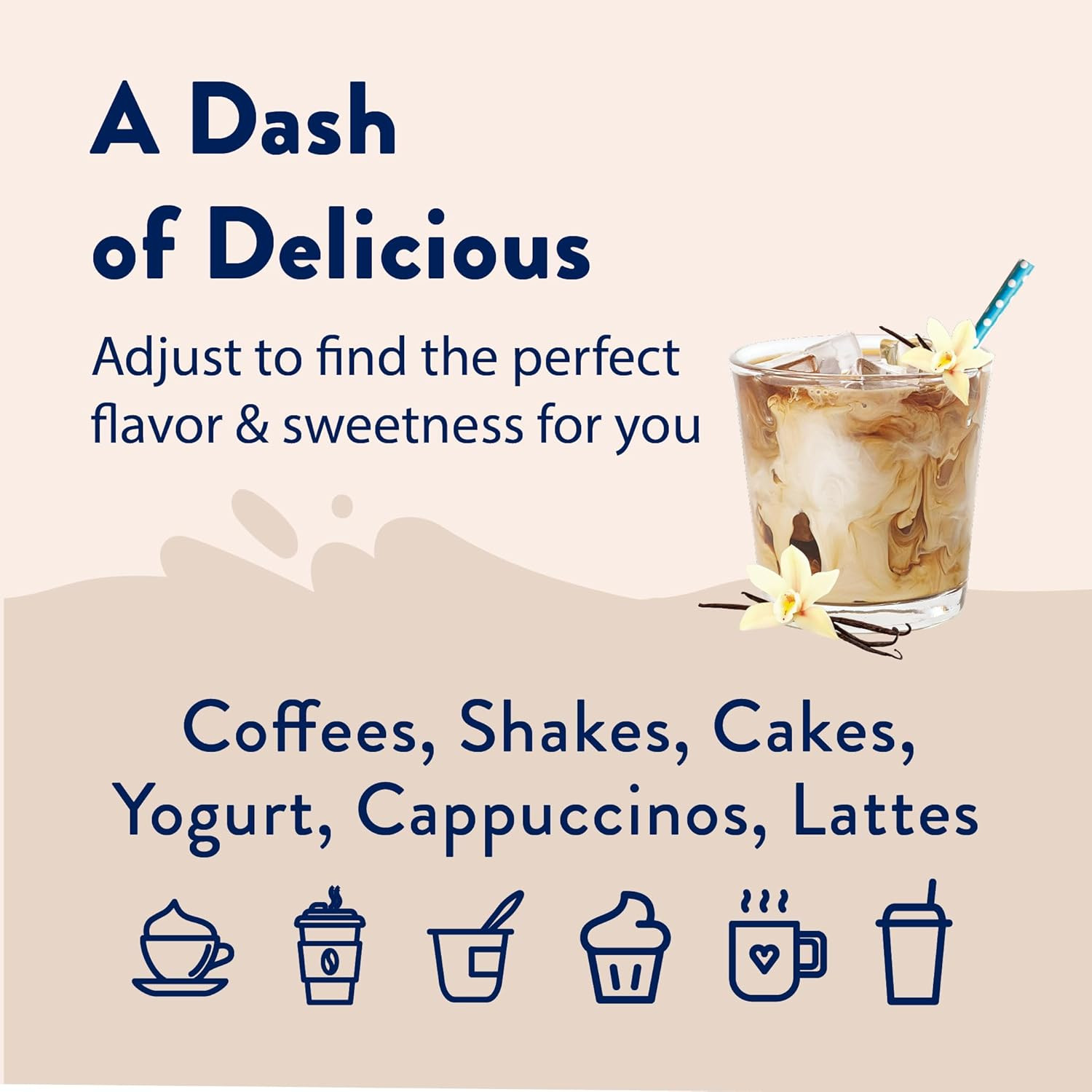 Jordan’S Skinny Mixes Sugar Free Coffee Syrup, Vanilla Bean Coffee Flavoring Syr