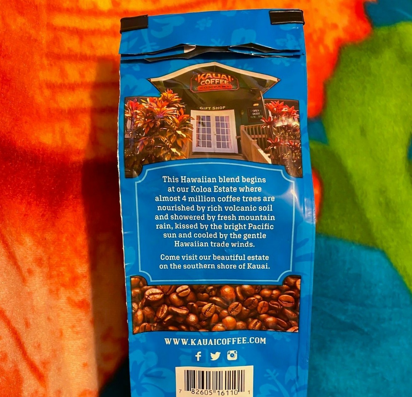 Kauai Coffee Vanilla Macadamia Nut Ground 10oz Hawaiian Estate BEST BY: 10-21-24