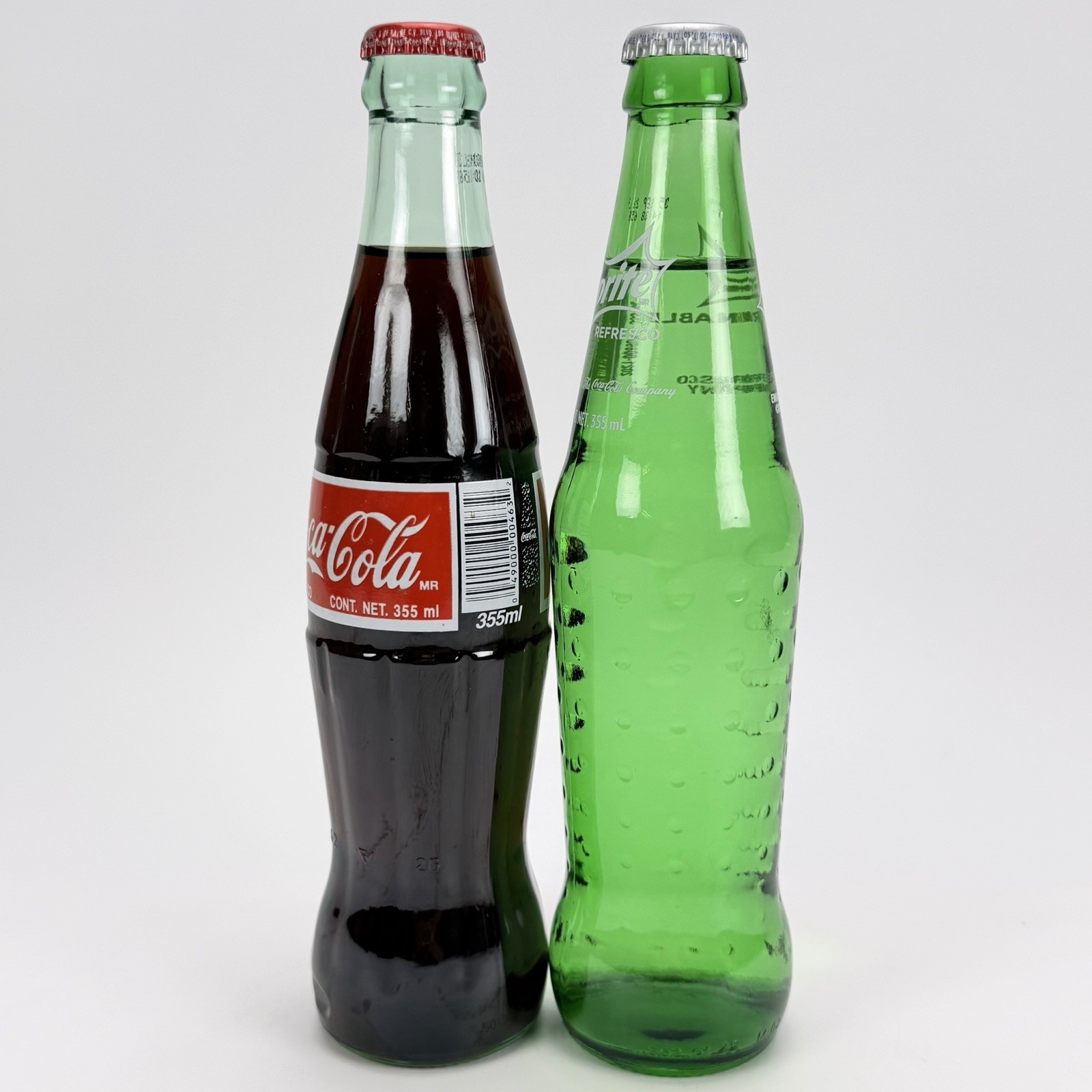 Mexican Coca-Cola Coke Coca Sprite Refresco Hecho En Mexico Glass 355ml Bottle