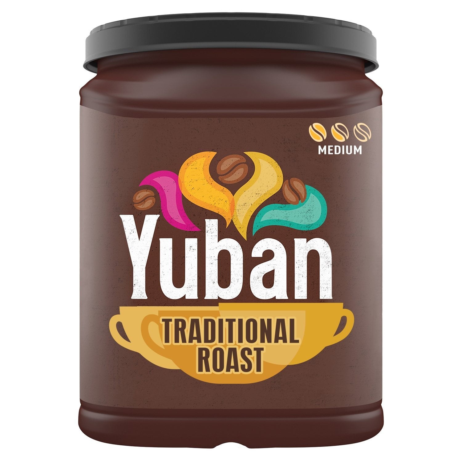 2 PACK- Yuban 43.1 oz Traditional Roast Medium Roast Ground Coffee [Total 86 oz]