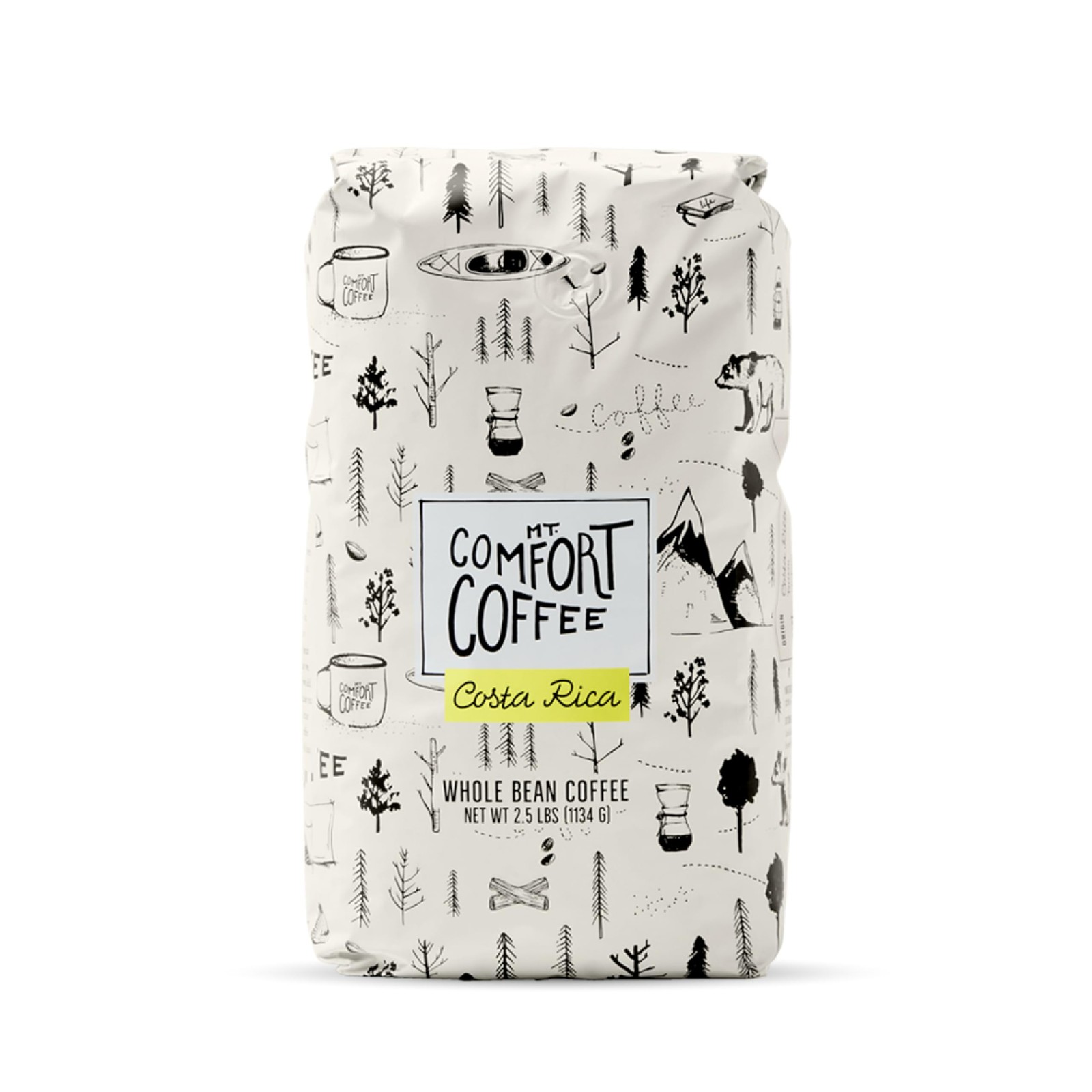 Costa Rica Medium Roast, 2.5lb – Sourced From Local, Costa Rican Coffee Farms…