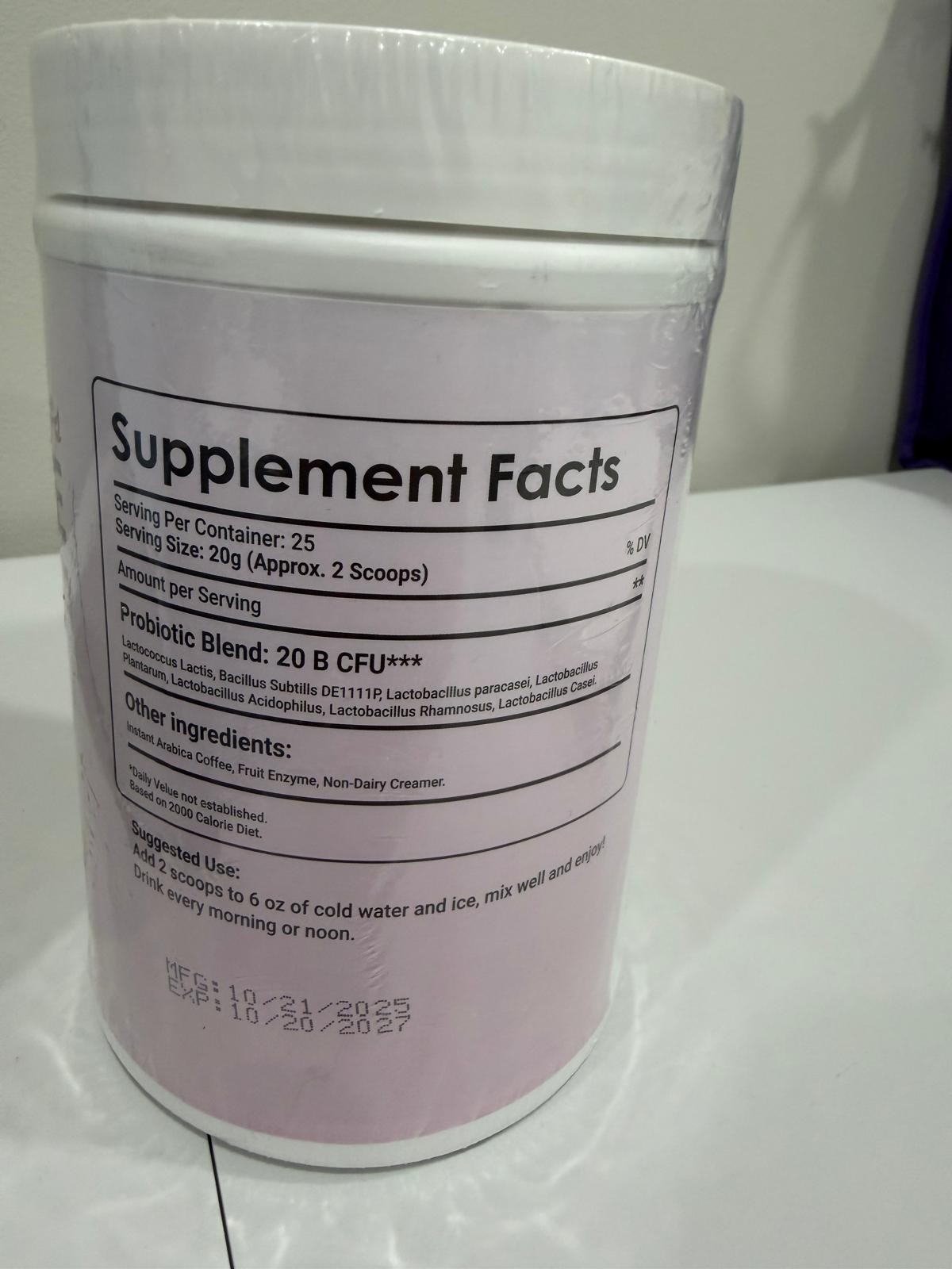 Coffee Powder Probiotic And Prebiotics 500 g
