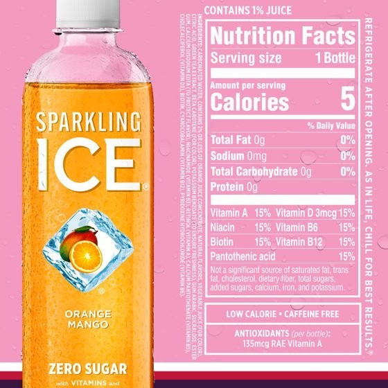 Sparkling Ice Purple Variety Pack, Flavored Sparkling Water, 17 fl oz, 12 count.