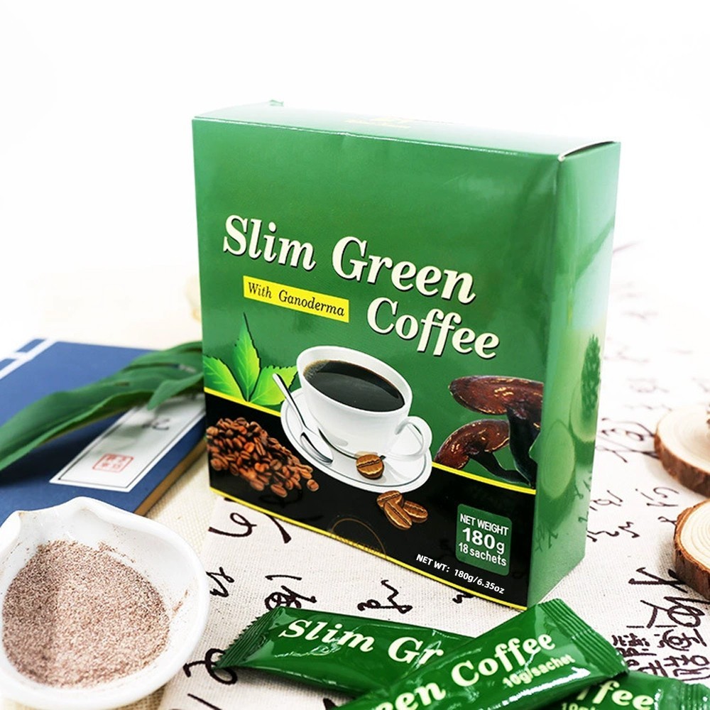 6.35oz Organic Green Coffee Mix: Ganoderma-Infused Metabolism Aid