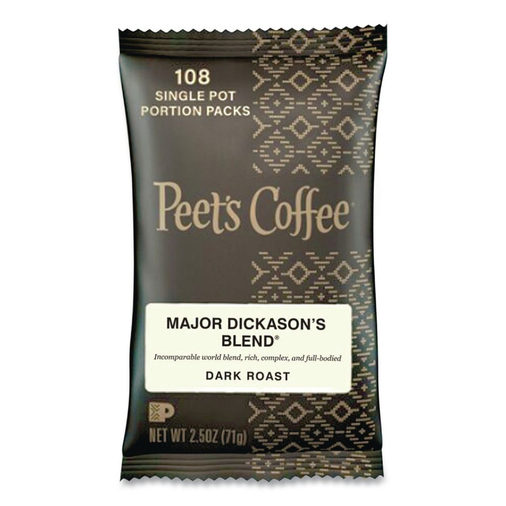Peet’s Coffee & Tea 504916 2.5 oz. Major Dickason’s Blend Coffee PK (18/BX) New