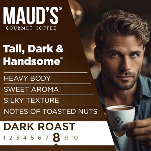 Dark Roast Coffee Pods 100 Count Single Serve Arabica Kosher Gluten Free for