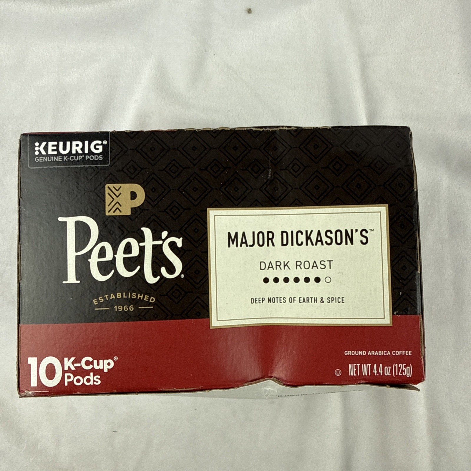 Peet’s Coffee, Major Dickason’s Blend, Dark Roast Keurig K-Cup Pods, 60 Count