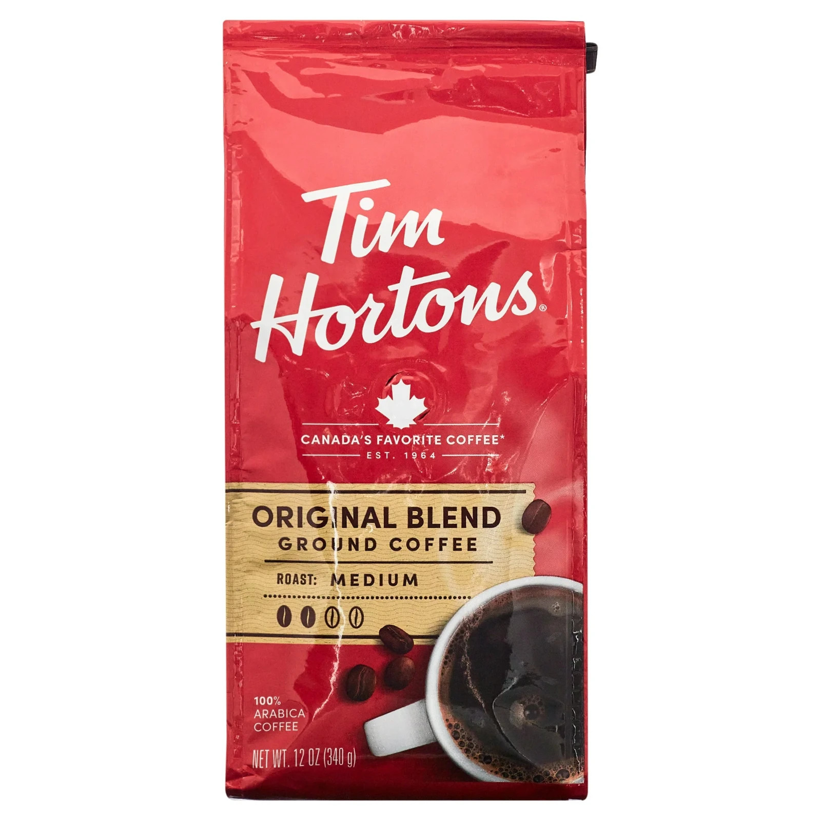 Tim Hortons Original Ground Coffee 12oz PACK OF 02