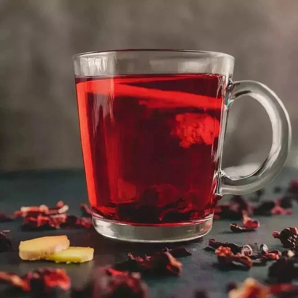 Dried Hibiscus Flowers Cut & Sifted, Flor de Jamaica, Hibiscus Tea Jamaica 100g
