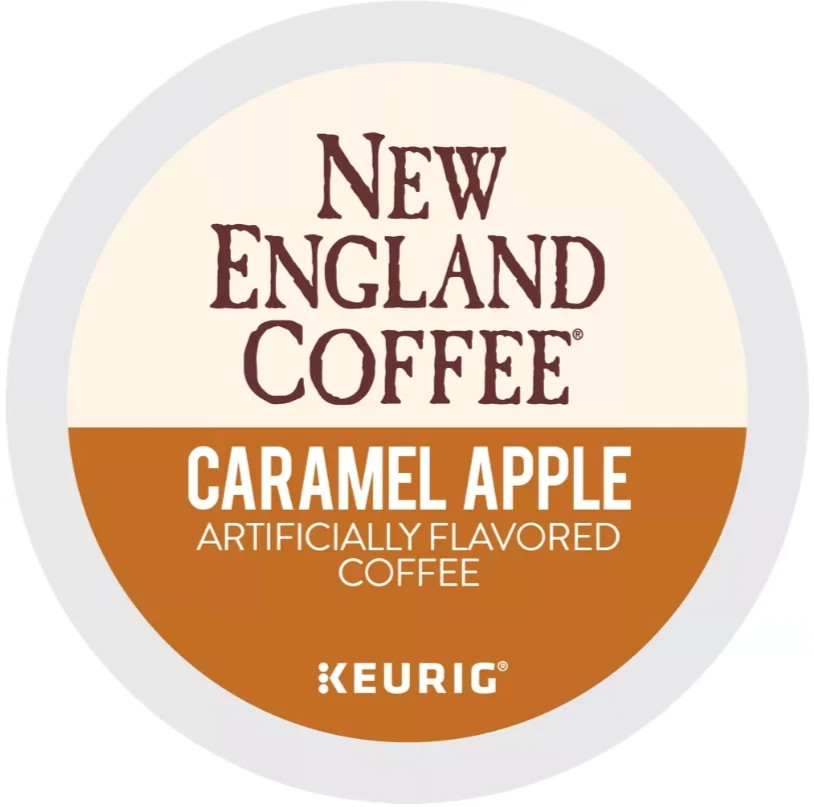 New England Coffee Caramel Apple Pod Brew Roast 96 K CUPS BULK