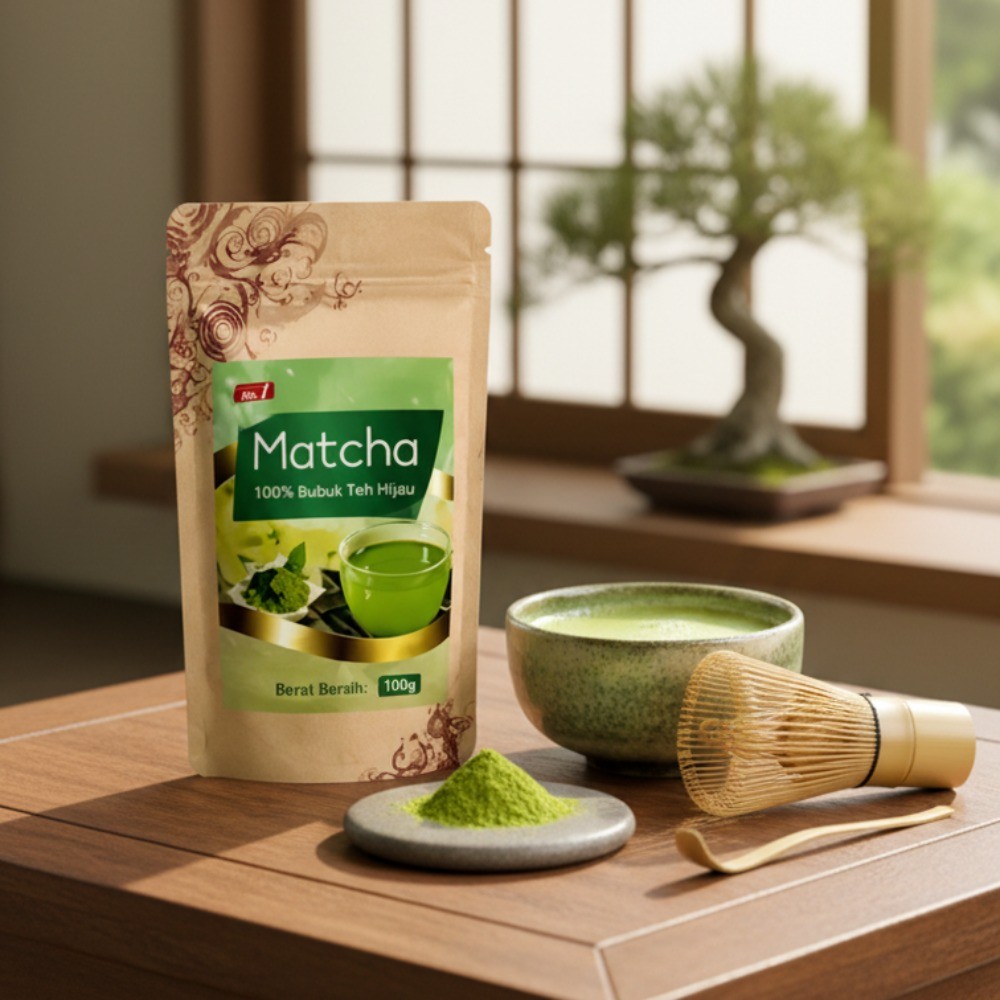 Organic Japanese Matcha Green Tea Powder Natural Energy Herbal Drink 100g
