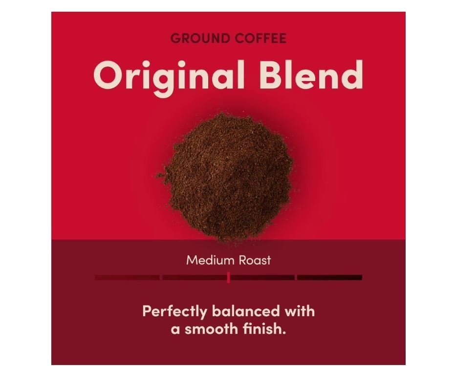 Tim Hortons Medium Roast Coffee Beans Whole Bean 12oz Organic Arabica 3 Pack