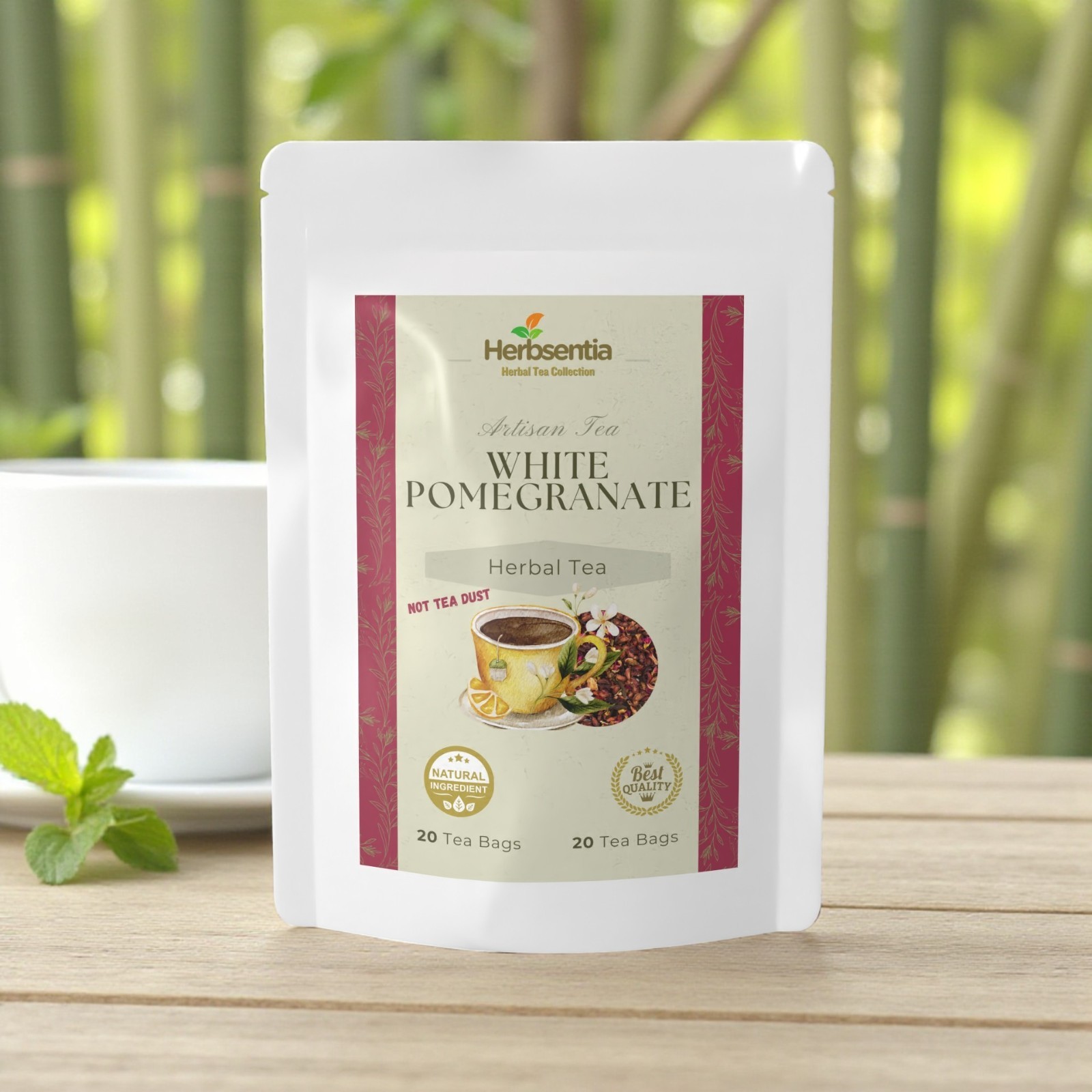 White Pomegranate Tea – Antioxidant-Rich for Daily Wellness