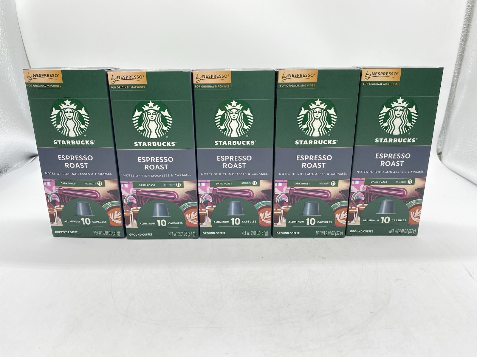 Nespresso Original Line Espresso Roast Coffee Pods – Dark Roast – 50-Count