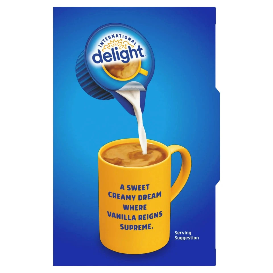 International Delight French Vanilla Coffee Creamer Singles, 48 Count