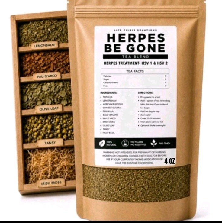 DR SEBI=ADVANCED RID MAX STRENGTH 100% NATURAL HERPES BE GONE TEA