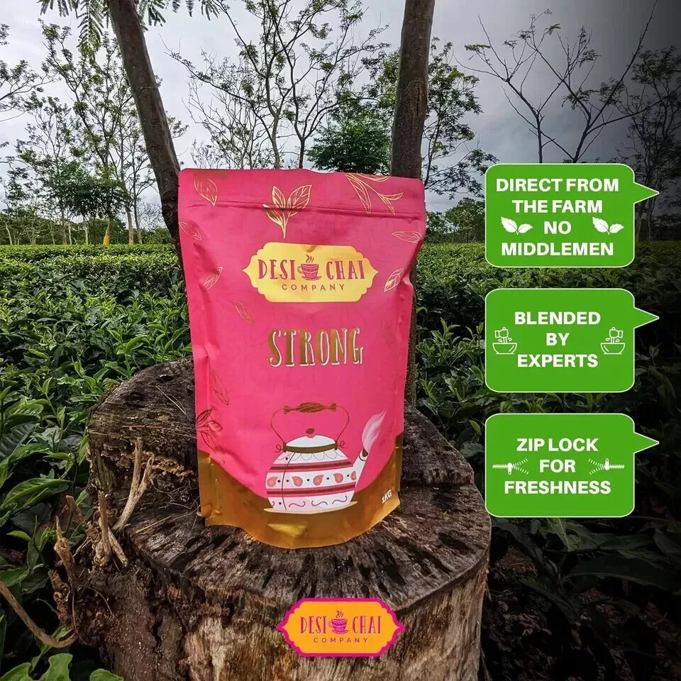 Desi Chai Company Strong Classic Chai Assam Black Tea 250gm