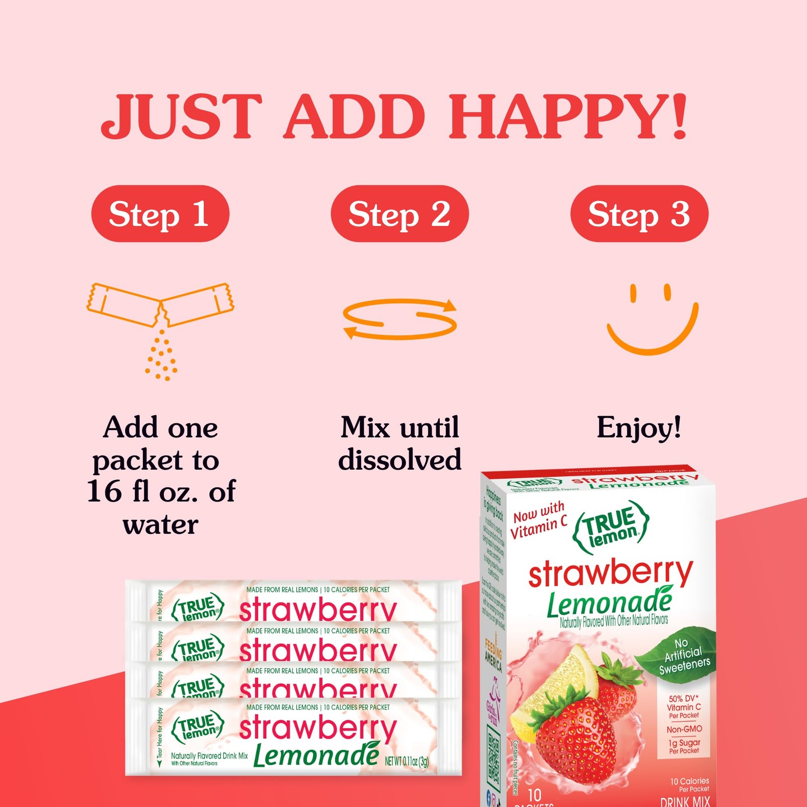 True Lemon Strawberry Lemonade 30ct (Pack of 1) – 0.11 Ounce 30)