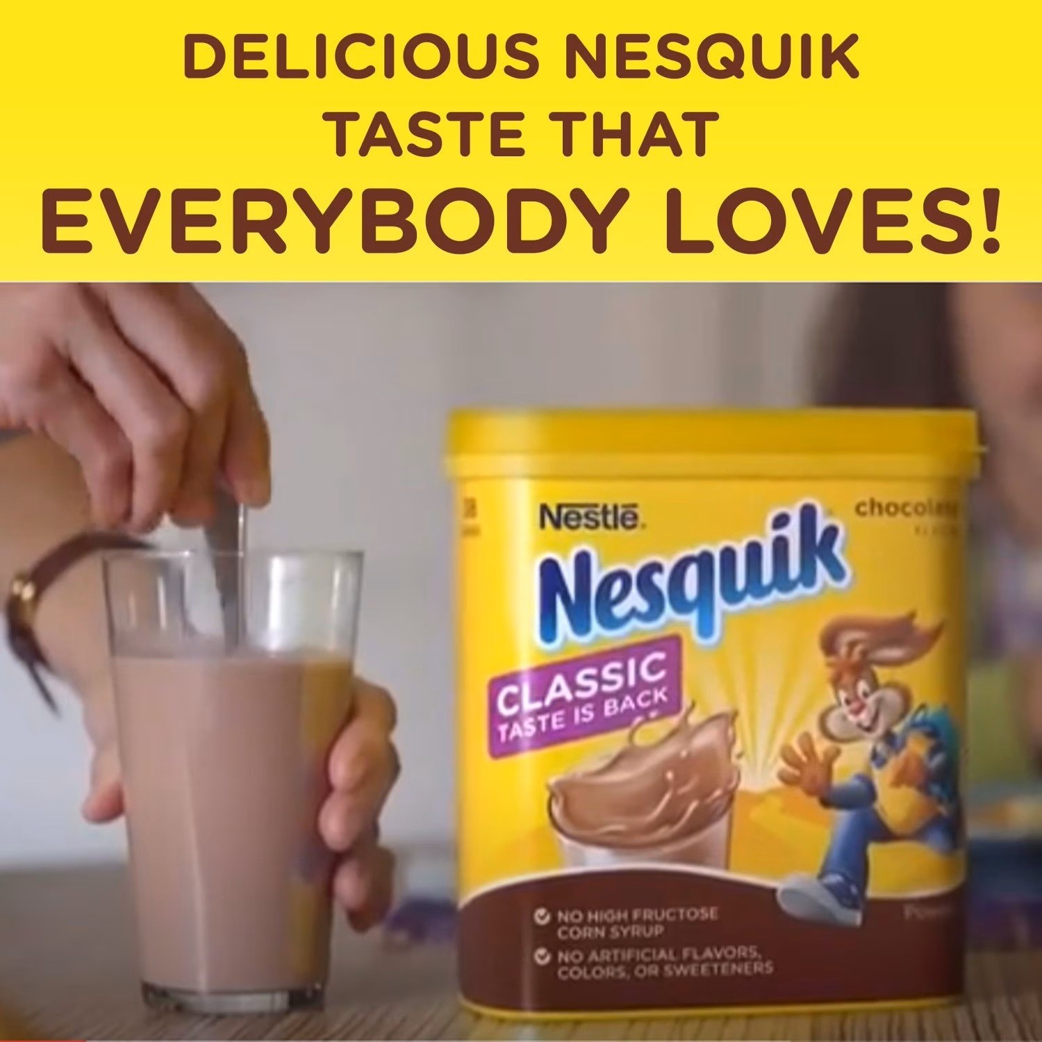 2 PACK – Nesquik Chocolate Powder Drink Mix 44.9 oz Free Shipping