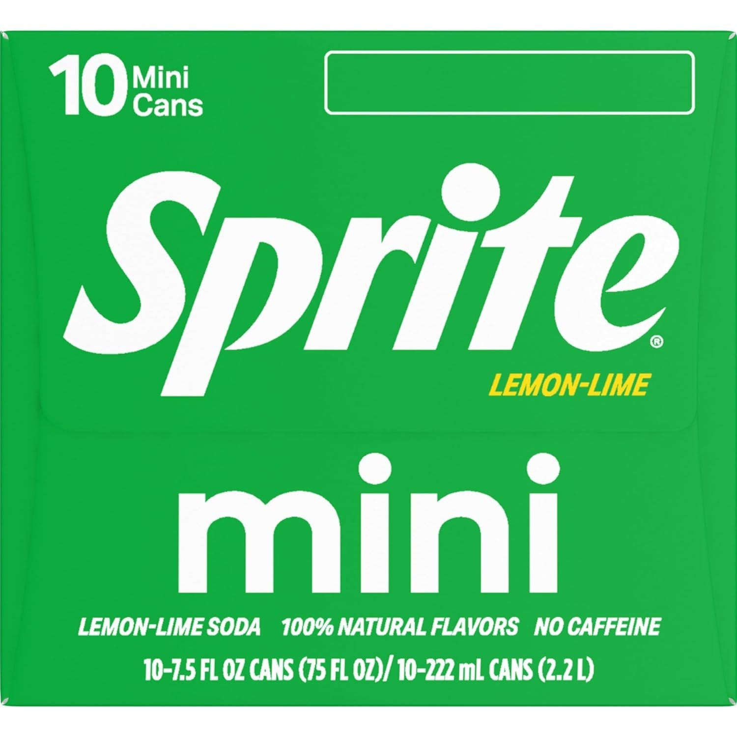Crisp and Clean Lemon-Lime Soda, 10-Pack 7.5 fl oz Cans – Perfect Anytime Drink
