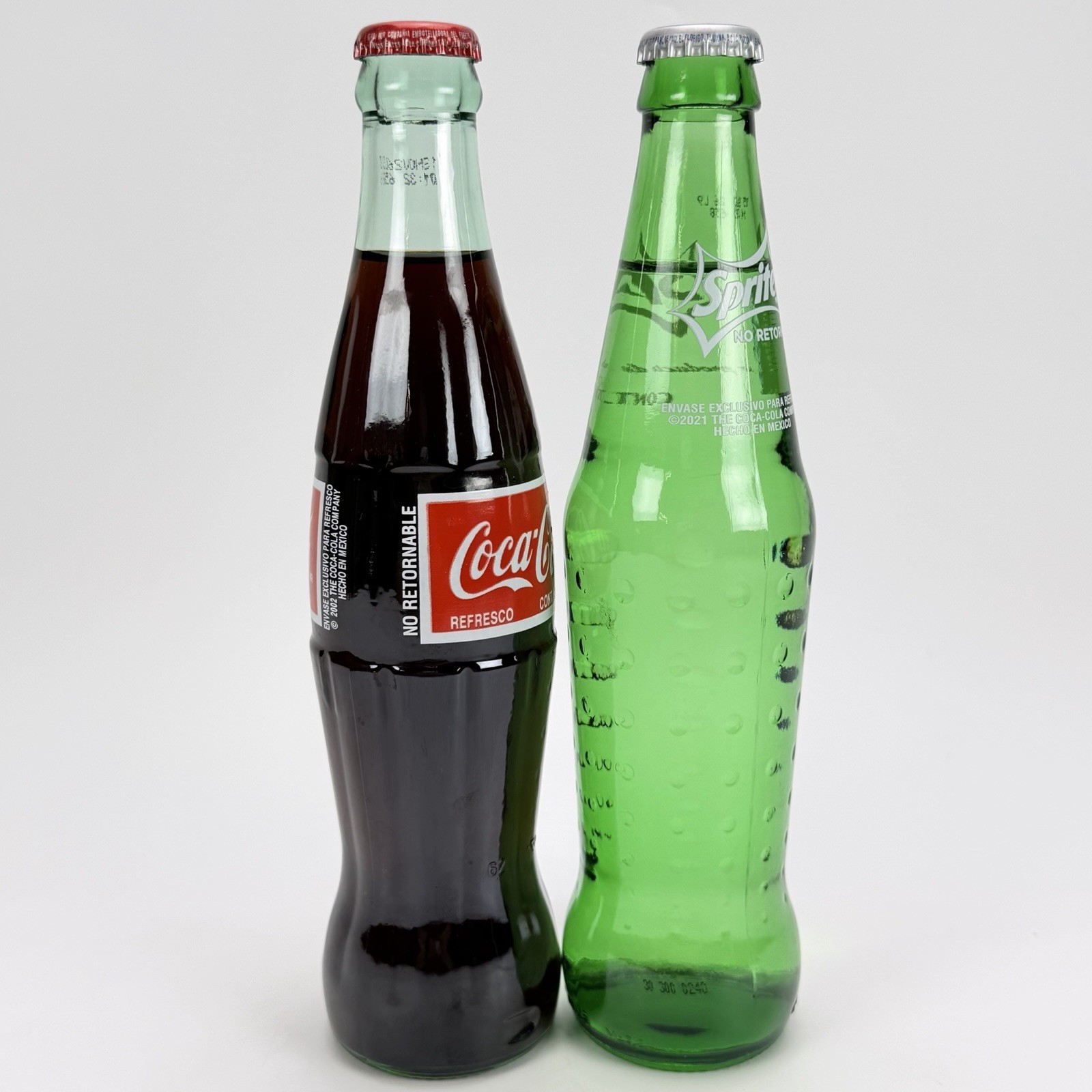 Mexican Coca-Cola Coke Coca Sprite Refresco Hecho En Mexico Glass 355ml Bottle