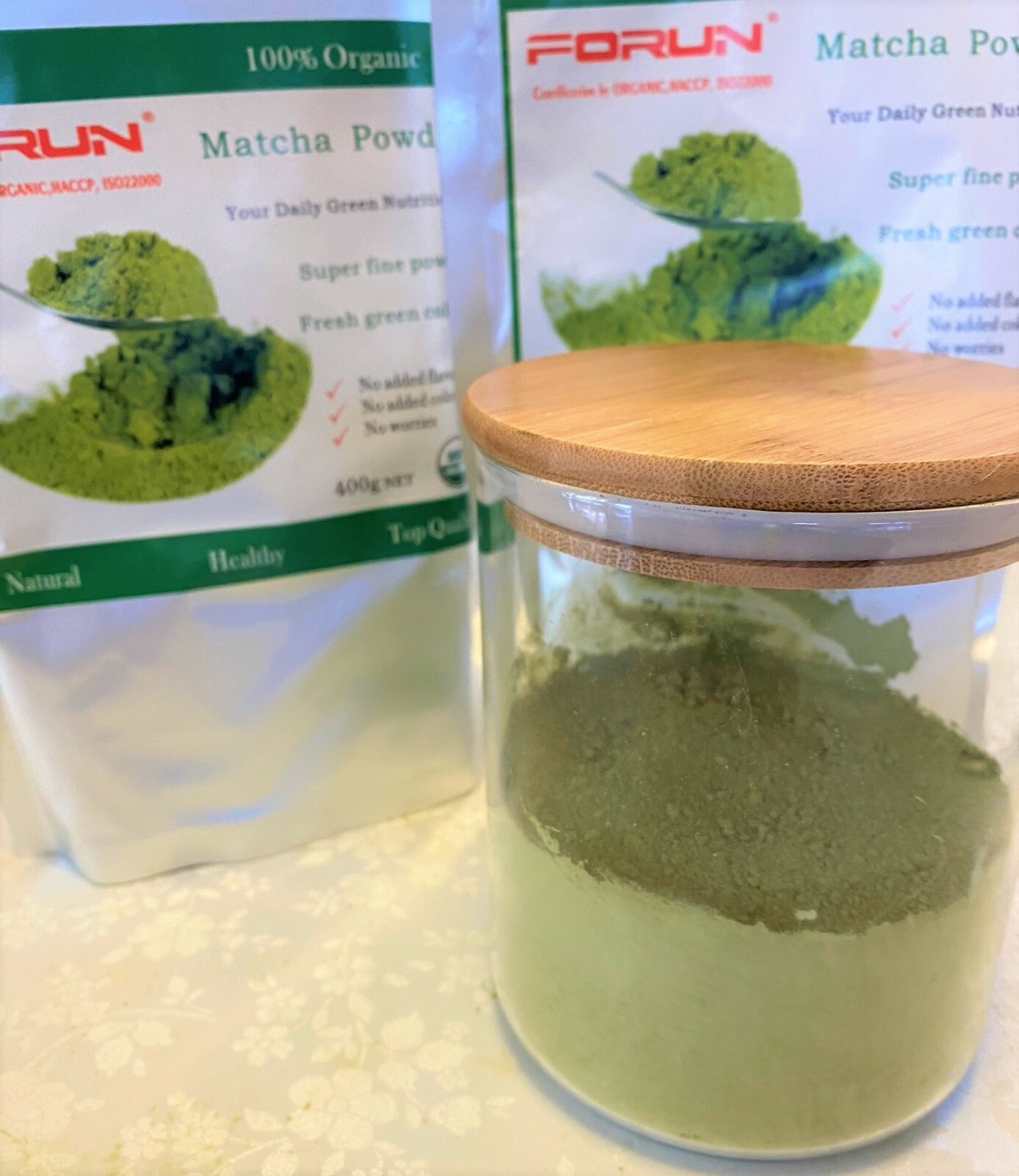FORUN Organic A Grade Matcha,Green Tea Powder 400G – 100% Pure
