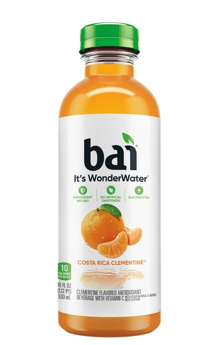 Bai Antioxidant Infused Water Beverage, Costa Rica Clementine, 8 bottles