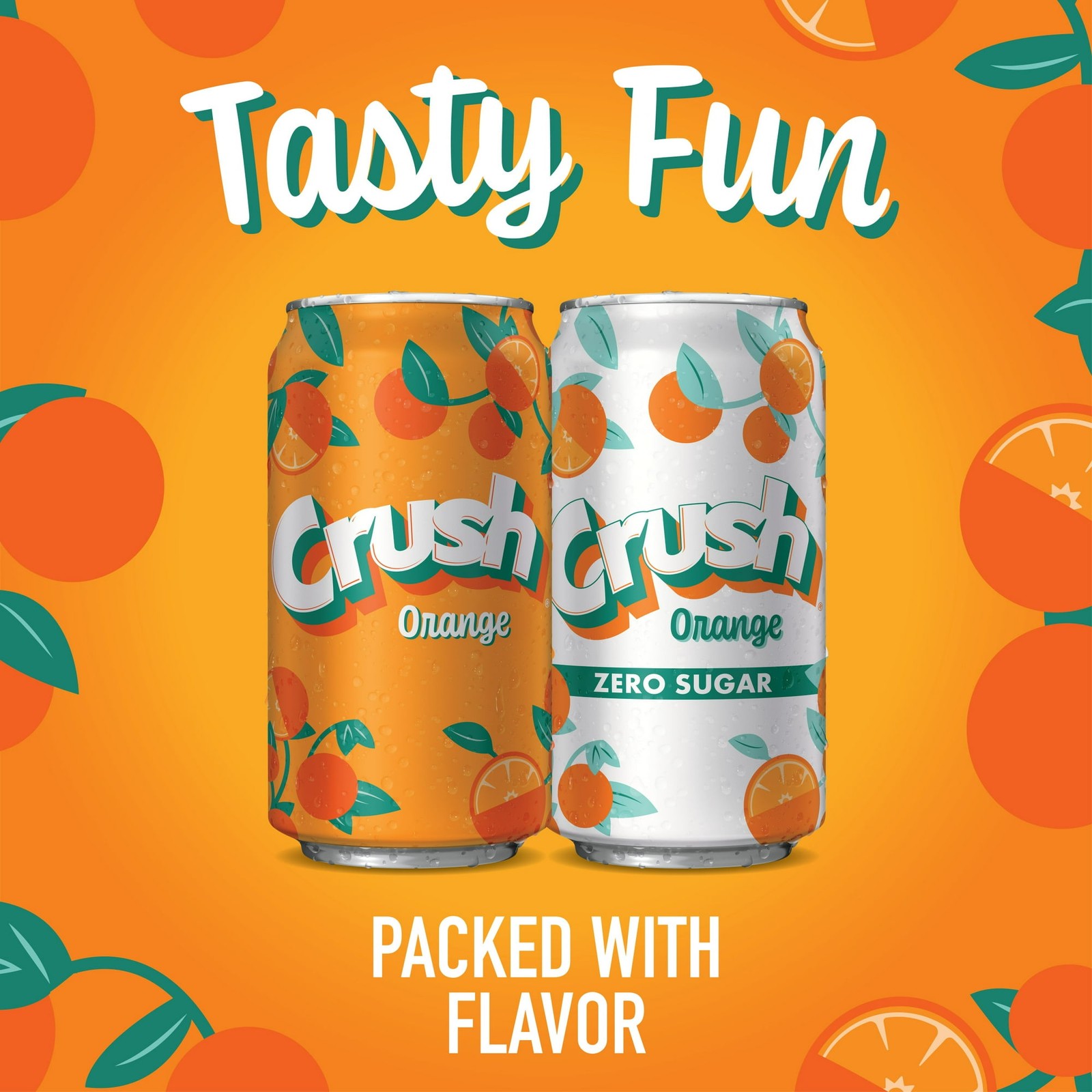 Crush Caffeine Free Orange Soda Pop, 12 fl oz, 12 Pack Cans FREE SHIPPING!!!!!