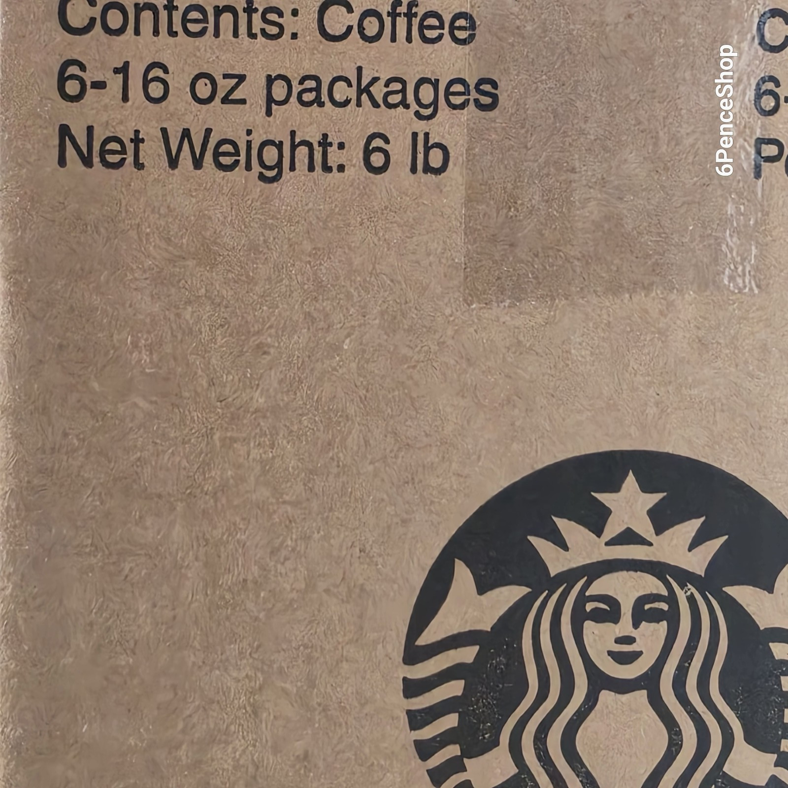 MAY 2026 lot of 6 Starbucks Coffee, Vernanda Blend, Ground 1 lb Bag 6 lbs total