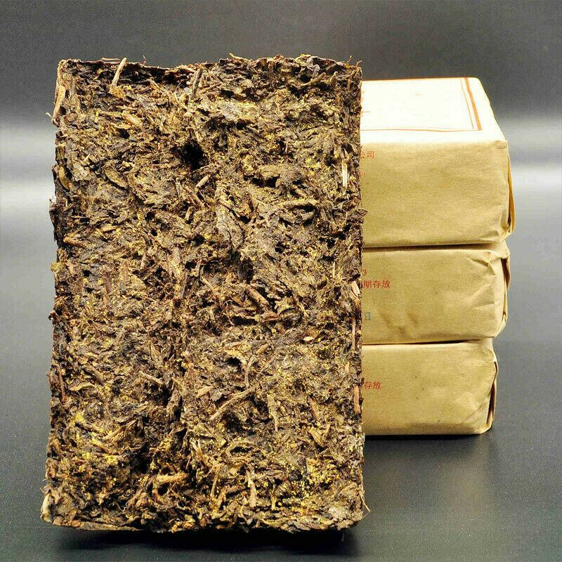 300g Organic Baishaxi Fu Zhuan Dark Tea Brick China Anhua Herbal Tea