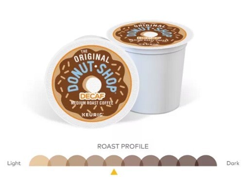 The Original Donut Shop Decaf Coffee, Medium roast, 96ct.