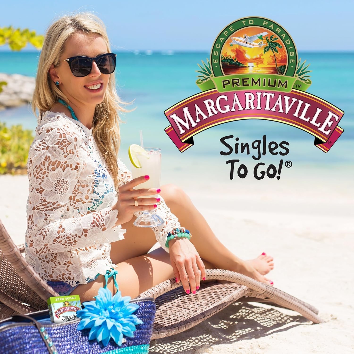 Delicious Margarita Drink Mix Variety Pack – 40 Single Servings – Anytime Fun