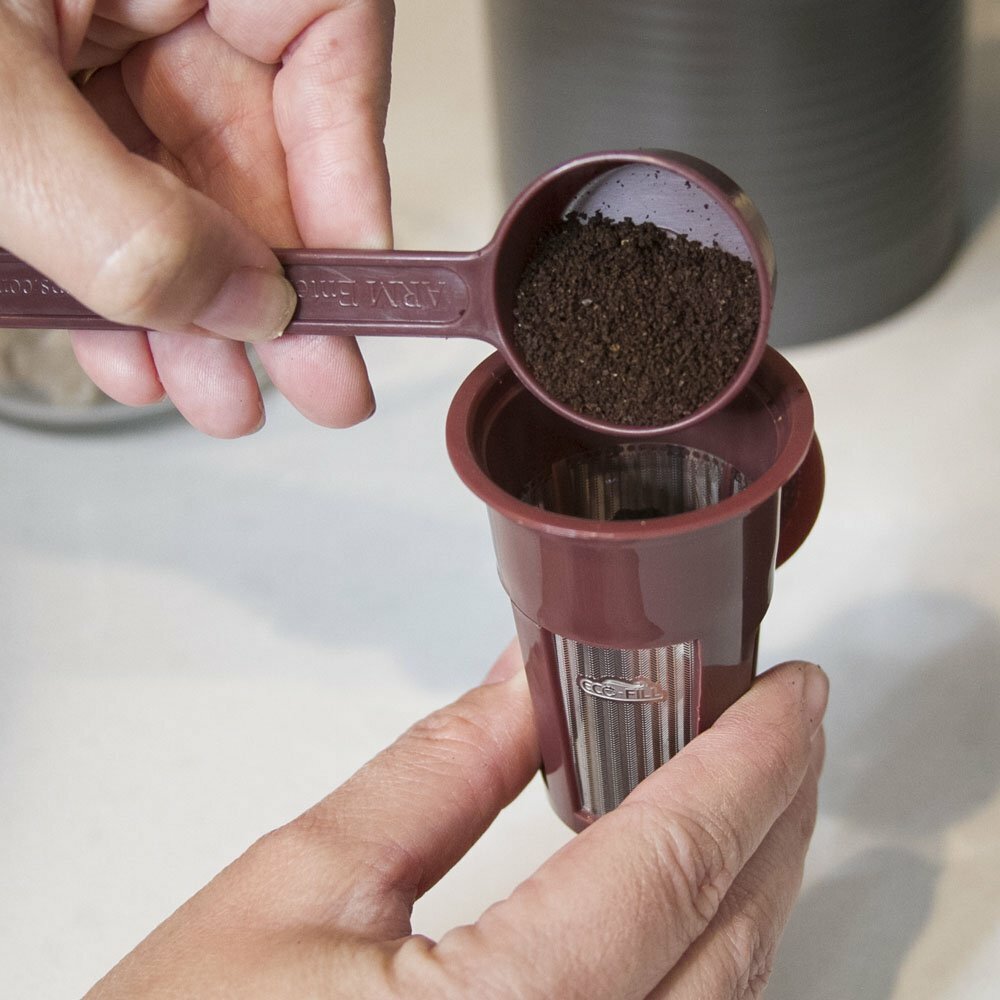 3-Item Reusable K-Cup Pod + Adapter + Coffee Scoop for Keurig 1.0 Coffee Makers