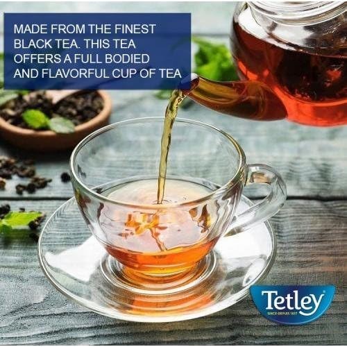 72 Count Decaffeinated Classic Black Teabags – Indulge in Rich Flavor Anytime