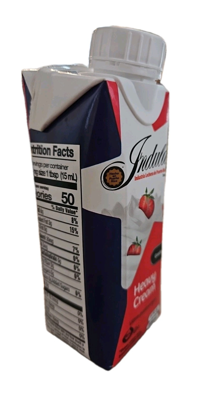Indulac Uht Heavy Cream Milk – 8oz