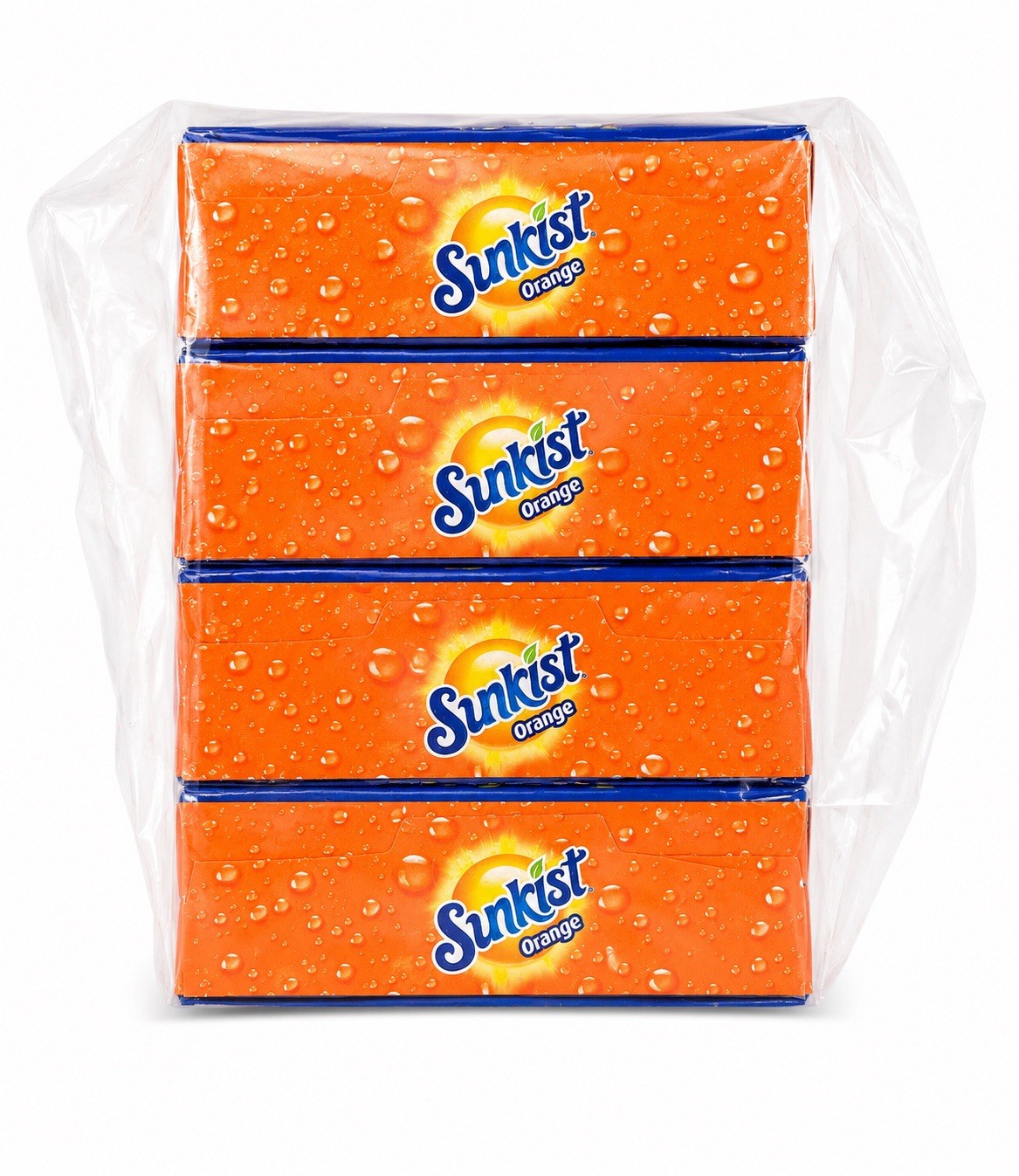 Lot Of 4 Sunkist Zero Sugar Orange Singles-to-Go Powdered Drink Mix 6 Servings