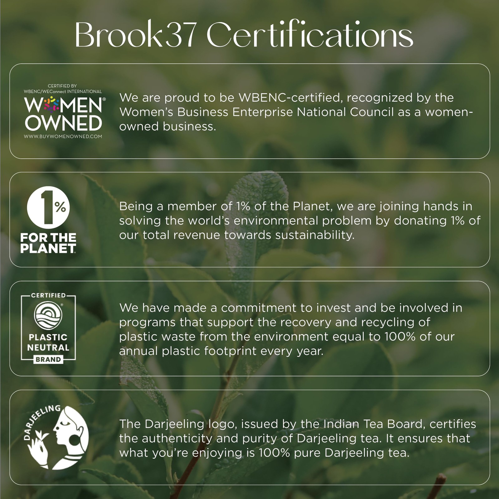 Brook37 Epicurean Tea Gift Box 4Pc Assorted Loose Leaf Tea Variety Pack Coll…
