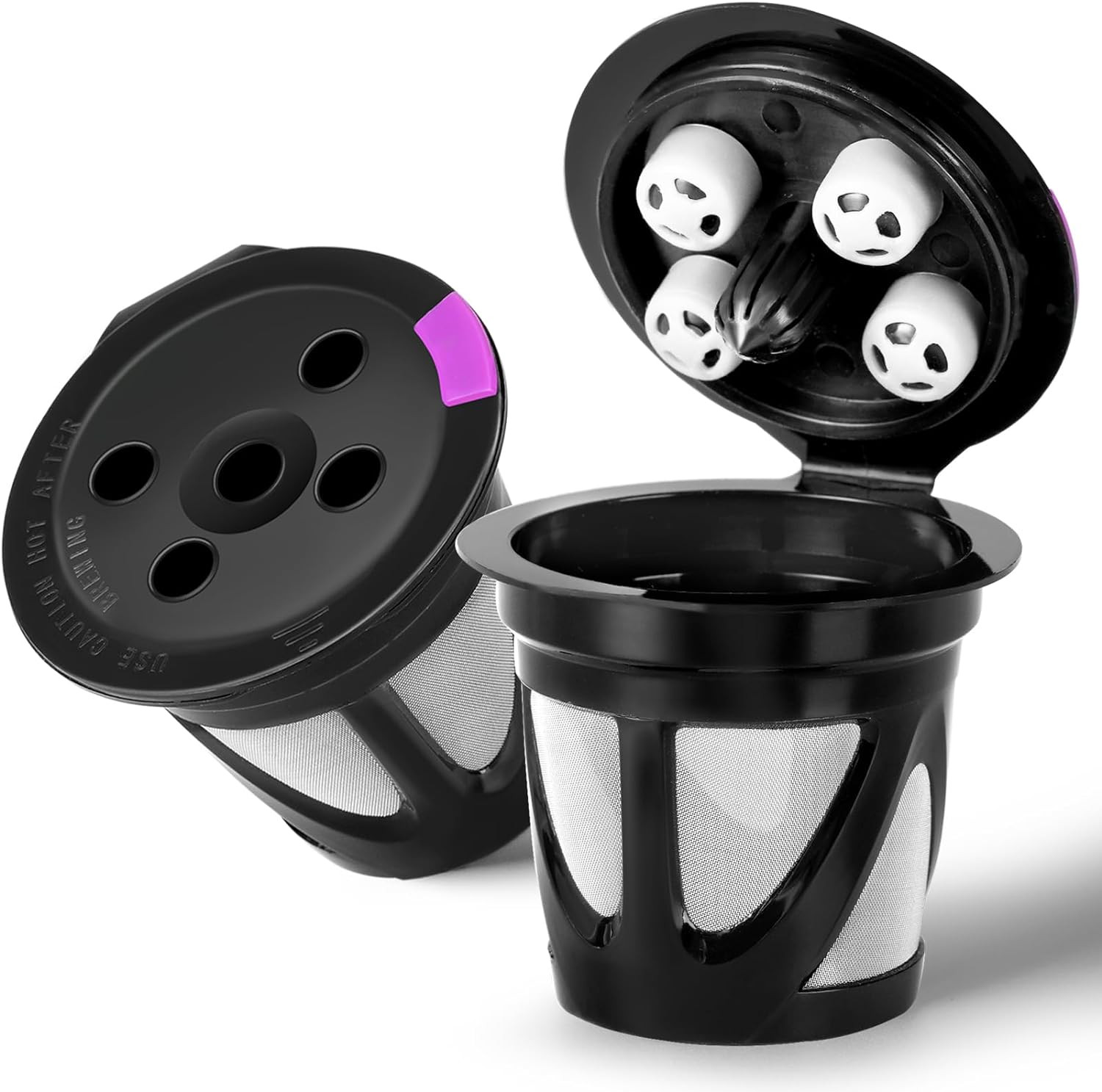 Reusable K Cups for Keurig 2-Pack Universal K CUP Refillable Coffee Pods