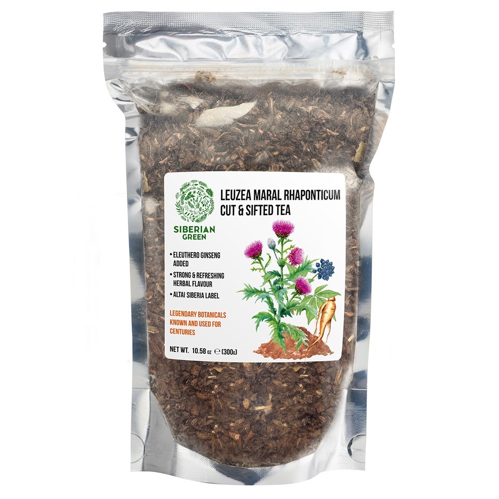 Leuzea Root Tea Loose Powder 300g (10.58oz) Wild Harvested Maral Rhaponticum