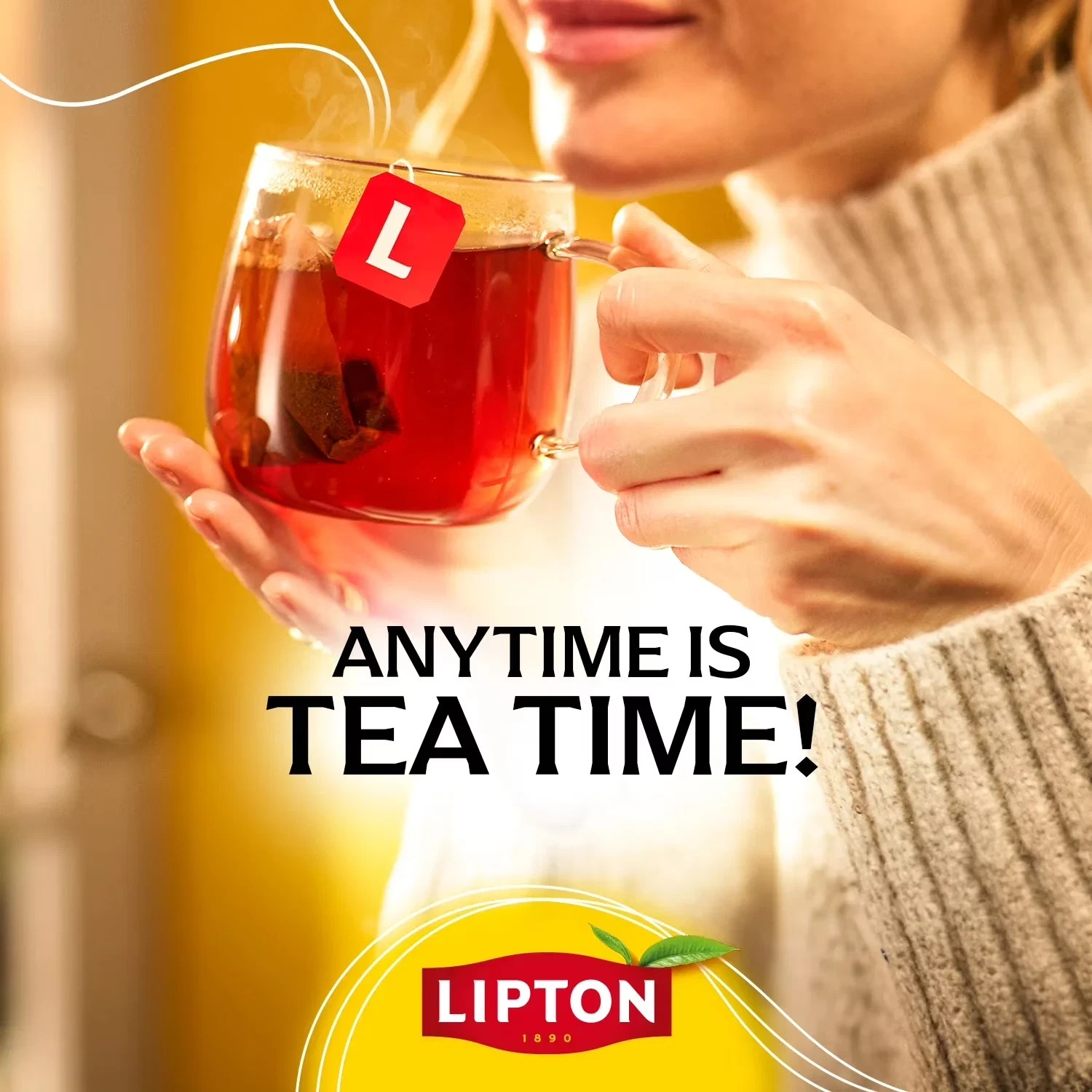 Lipton Black Tea Bags, Decaffeinated, 50 Count,,,….