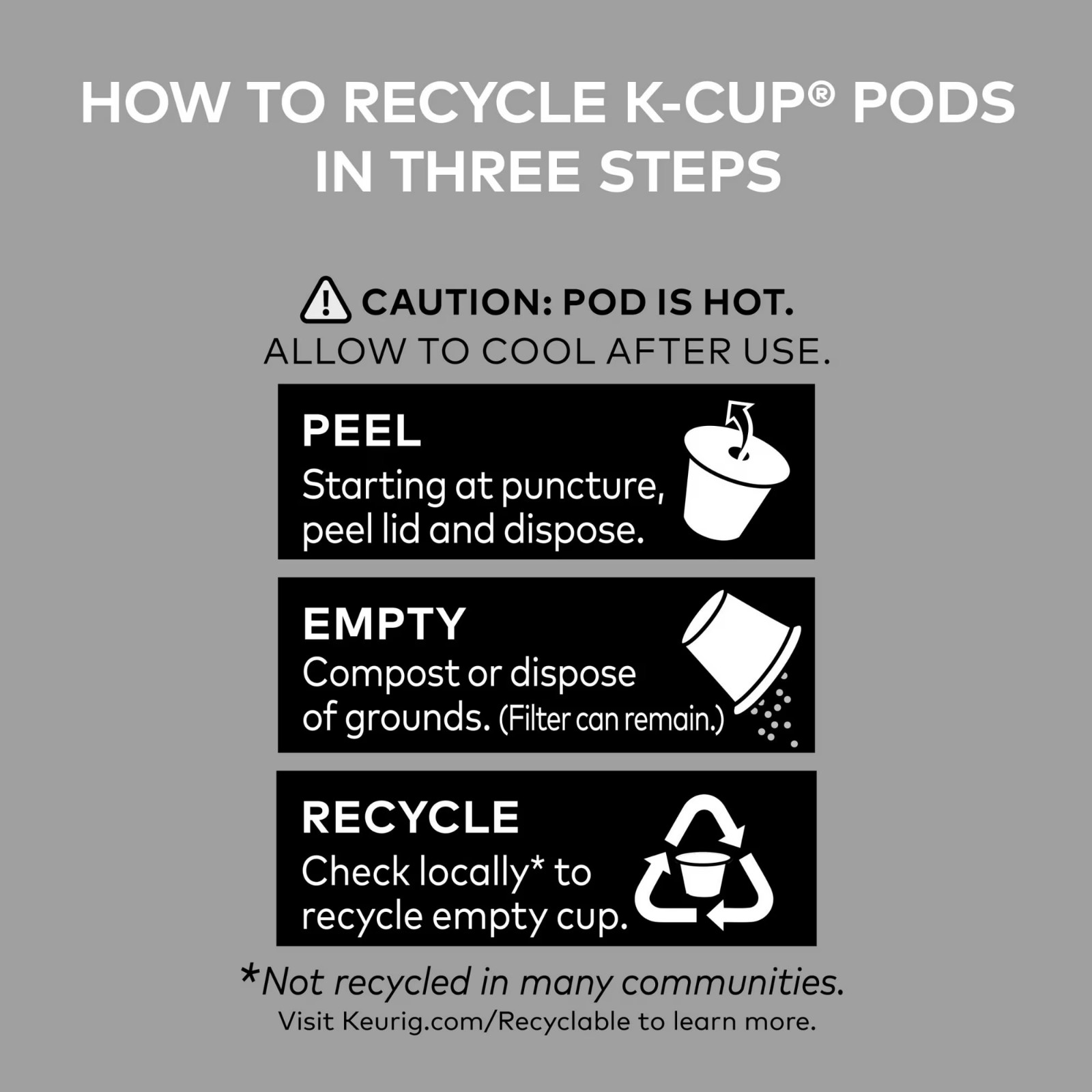 The Original Donut Shop, One Step Cinnamon Toast Crunch Latte K-Cup Coffee Pods