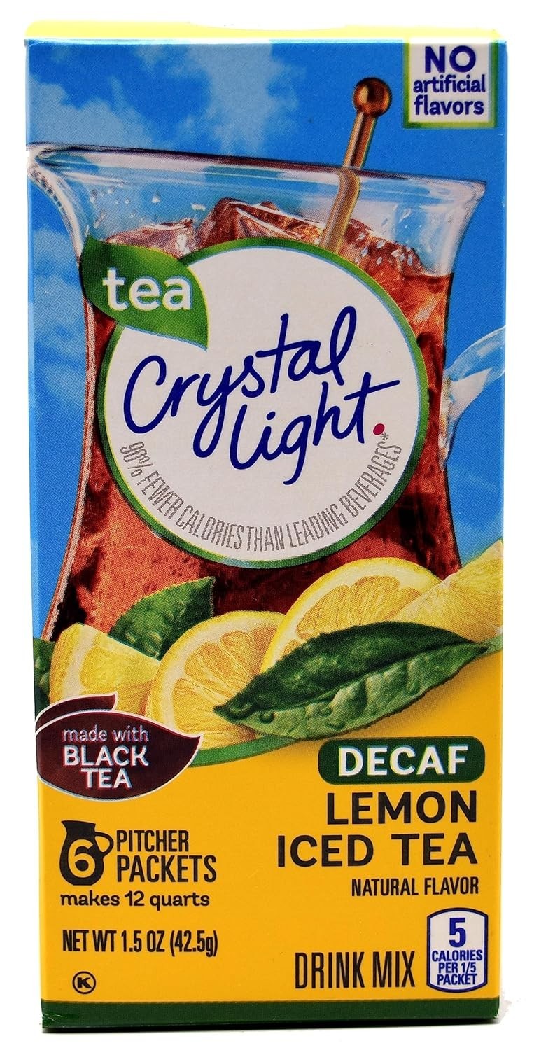 Caffeine-Free Lemon Iced Tea Pack – Convenient Drink Mix for All Ages