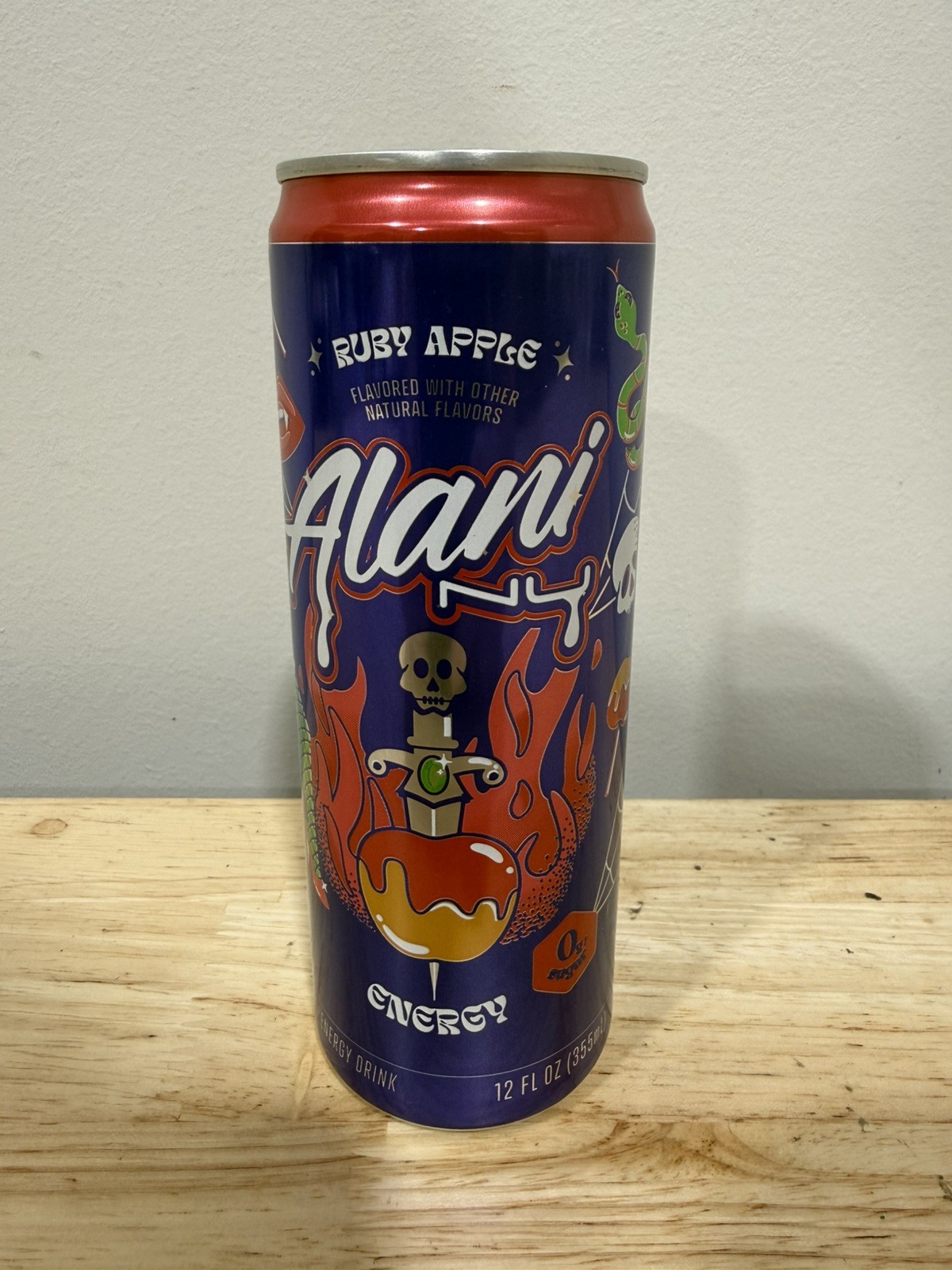 Alani Ruby Apple Sugar Free Energy Drink 12 fl oz (355 mL) Can