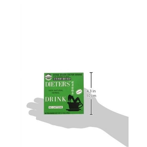 Dieters’ 100% Natural Herbal Drink, No Caffeine, 60grams – 30 Tea Bags