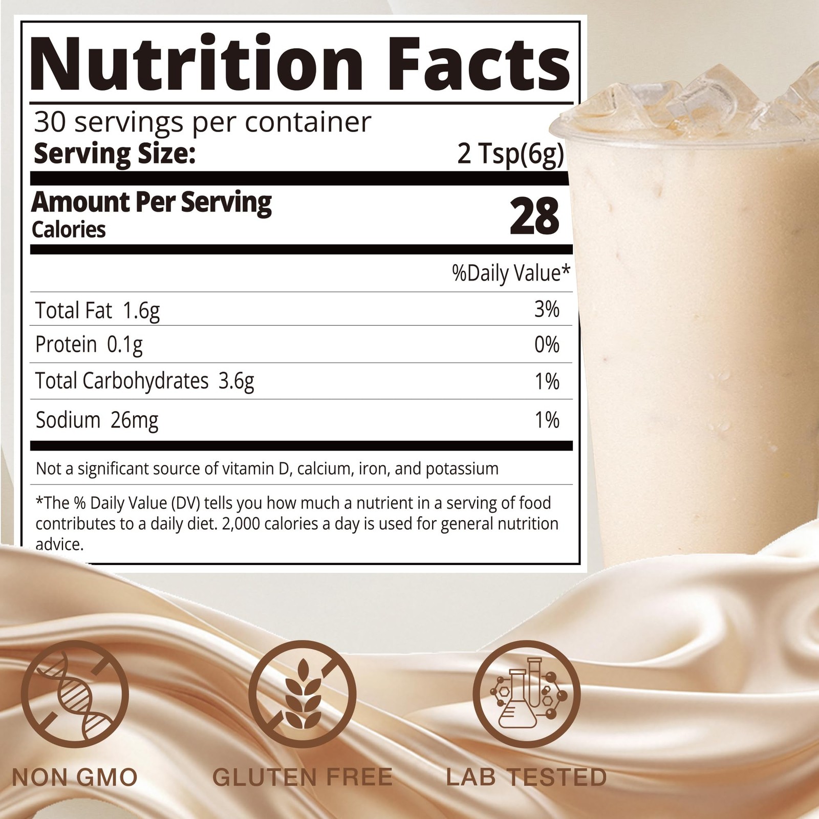 Mushroom Coconut Creamer 6.35 Oz, MCT Powder & Probiotics – Plant-Based Keto